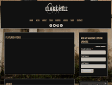 Tablet Screenshot of clarkhillmusic.com